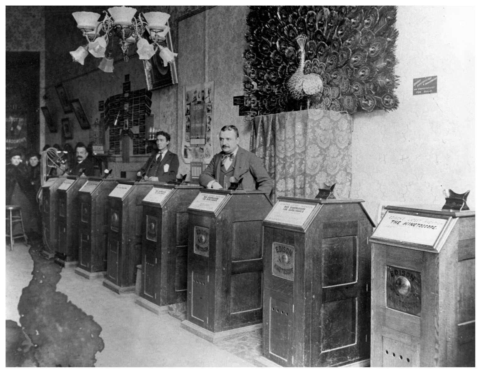 The First Kinetoscope Parlor Opens Home Video History