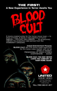 “Blood Cult” Is Marketed As the First Horror Film Made for Video