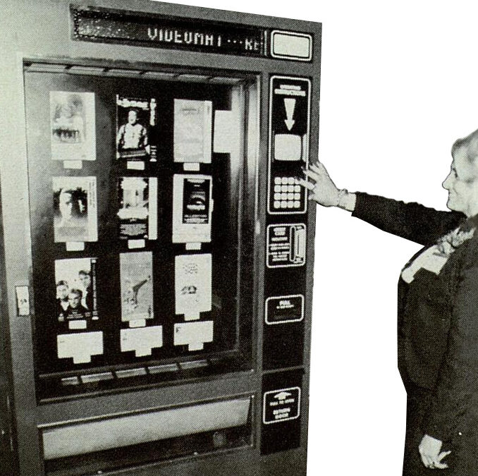 First Video Rental Vending Machines Launch